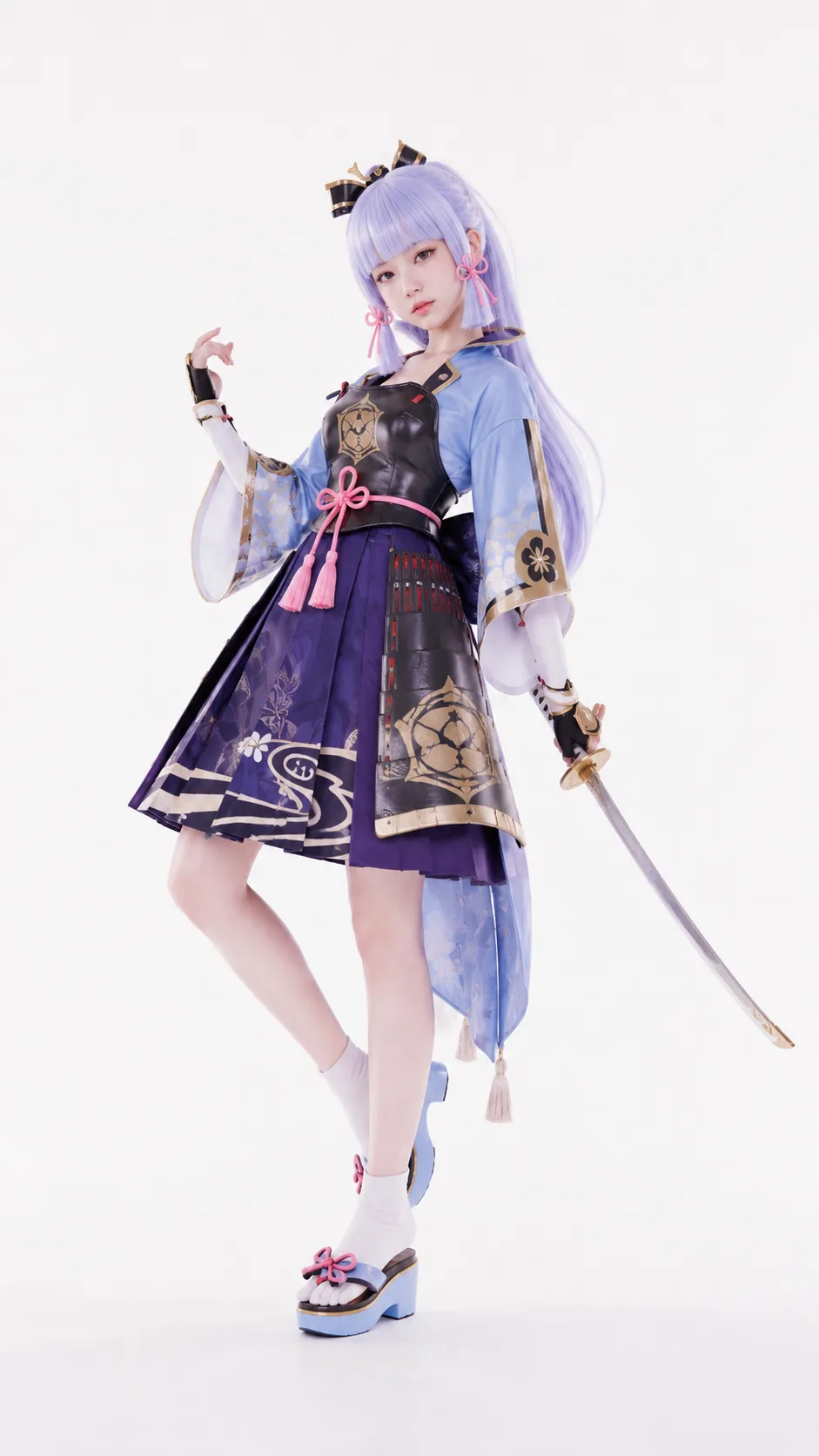 原神 神里绫华 Cosplay 拍摄动作参考图