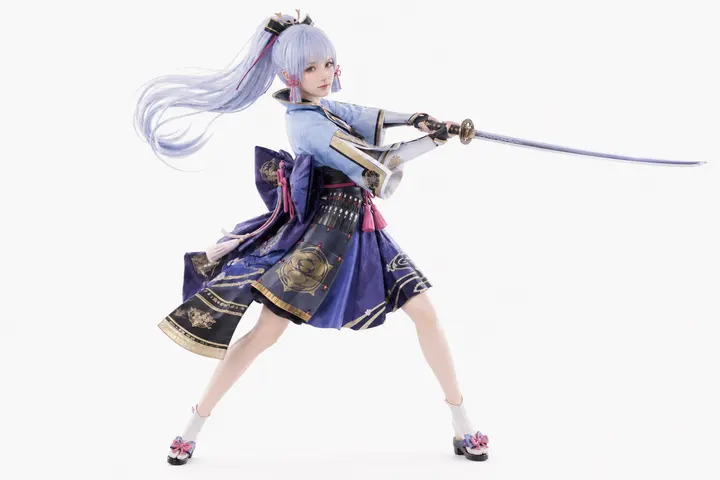 原神 神里绫华 Cosplay 拍摄动作参考图