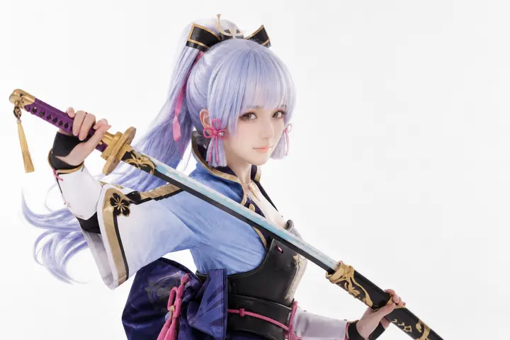 原神 神里绫华 Cosplay 拍摄动作参考图