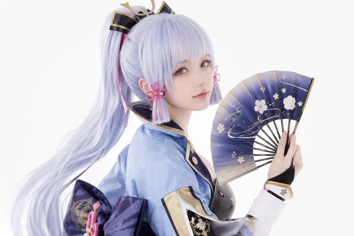 原神 神里绫华 Cosplay 拍摄动作参考图