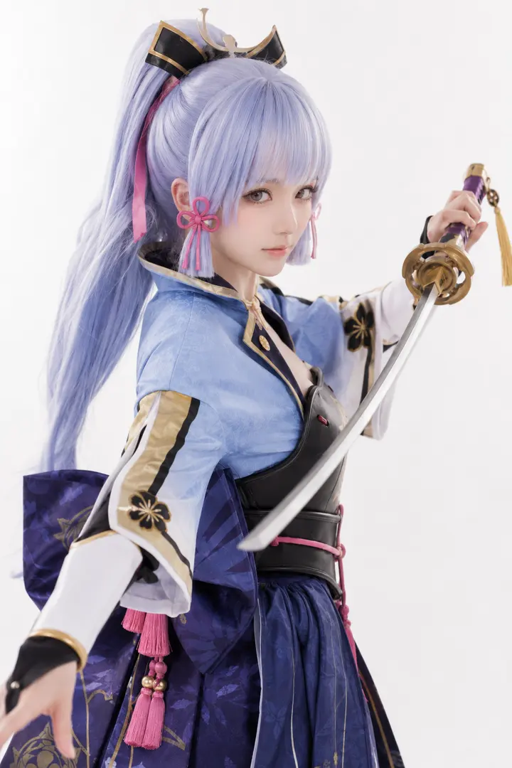 原神 神里绫华 Cosplay 拍摄动作参考图