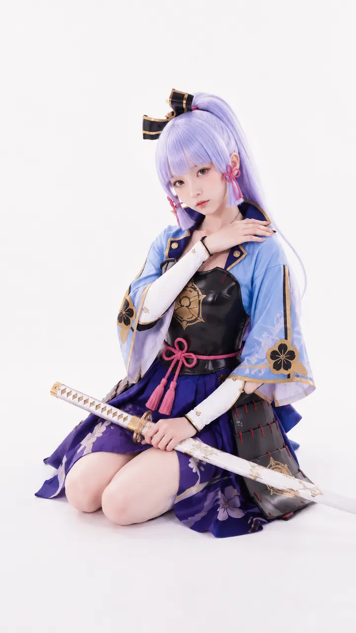 原神 神里绫华 Cosplay 拍摄动作参考图