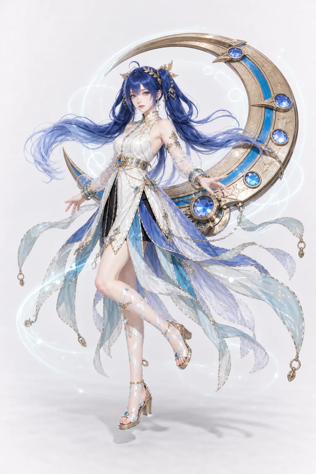 尤诺全身前冲 Cosplay 拍摄动作参考图