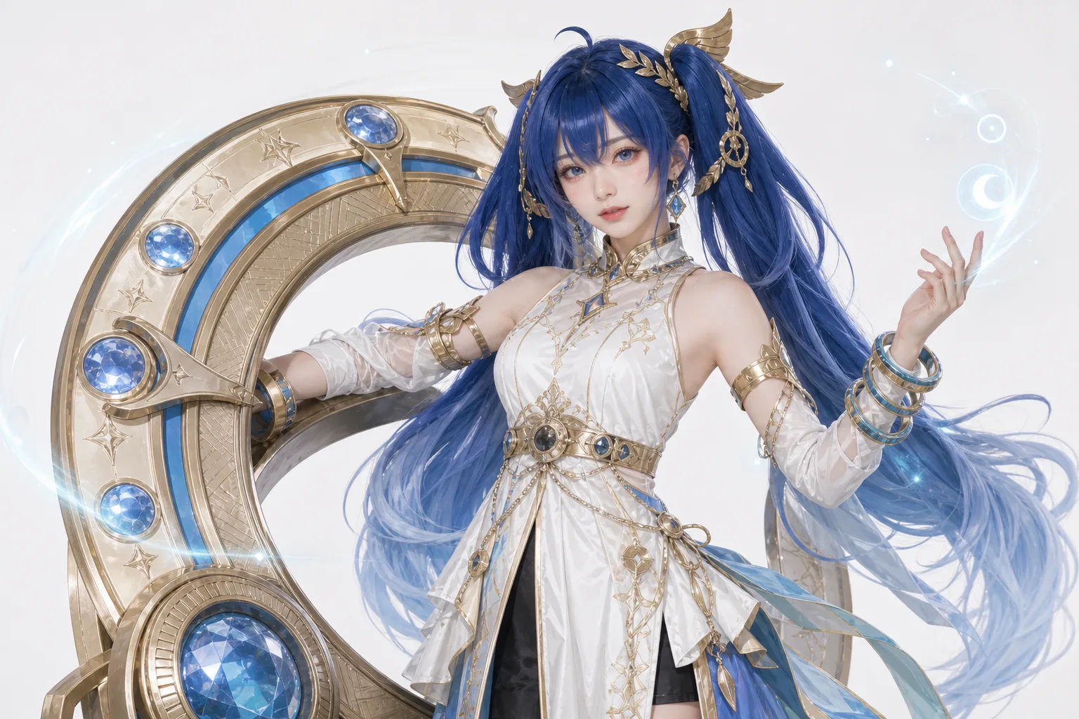尤诺半身站姿 Cosplay 拍摄动作参考图