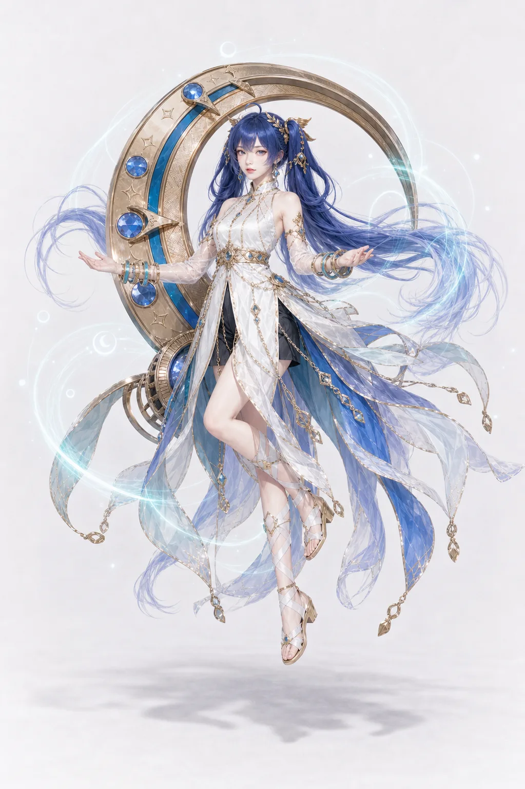 尤诺全身旋身 Cosplay 拍摄动作参考图