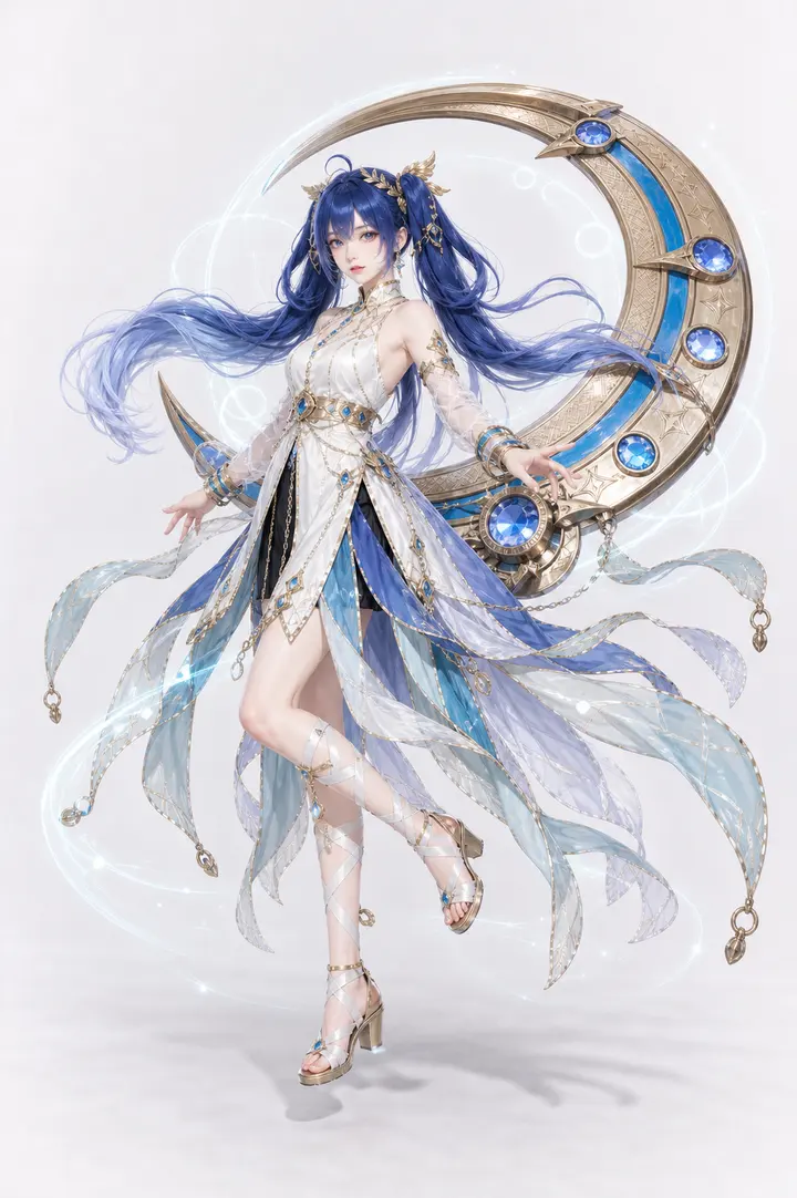 尤诺全身前冲 Cosplay 拍摄动作参考图