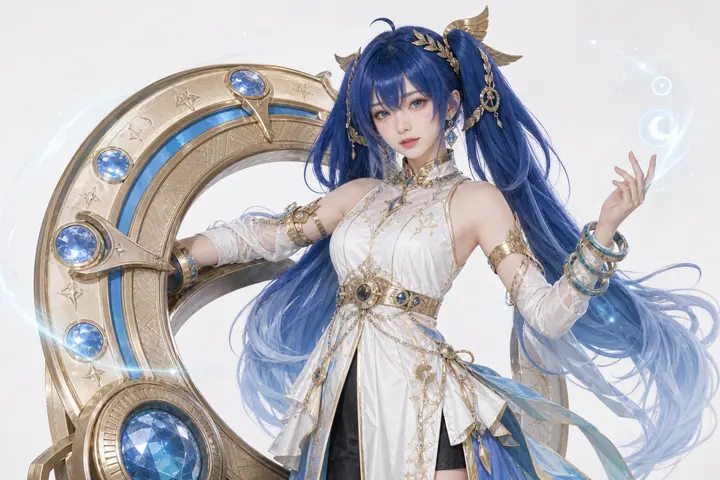 尤诺半身站姿 Cosplay 拍摄动作参考图
